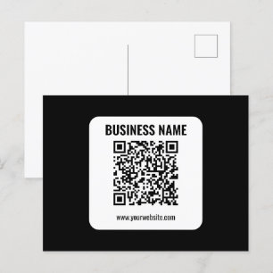 Cartão Postal Crie Seu Próprio Código QR Transparente