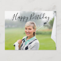 Crie seu próprio Feliz Aniversário para golfista