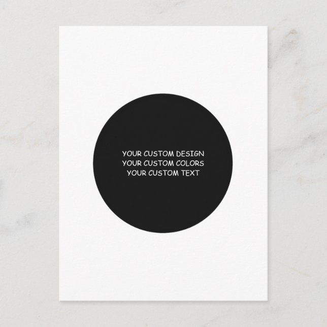 Cartão Postal Crie seu próprio personalizado (Frente)