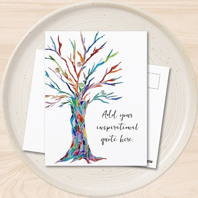 Cartão Postal Crie sua própria citação motivacional inspiraciona (Criador carregado)