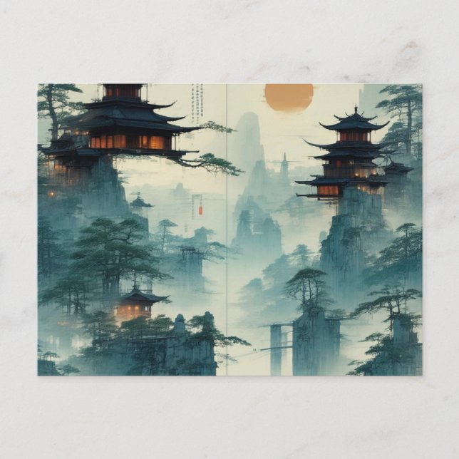 Cartão Postal Crie sua própria imagem personalizada do Design Vi (Frente)