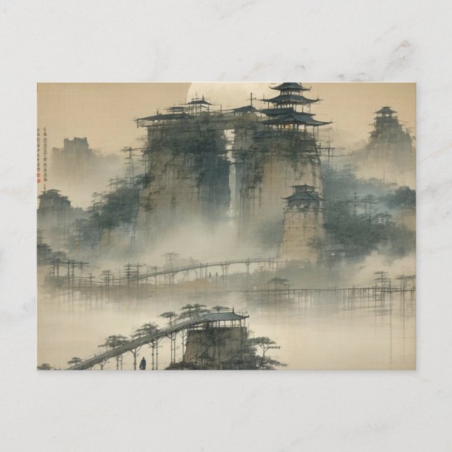 Cartão Postal Crie sua própria imagem personalizada do Design Vi (Frente)