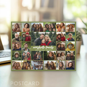 Cartão Postal Crie uma colagem de fotos divertida com 27 fotos