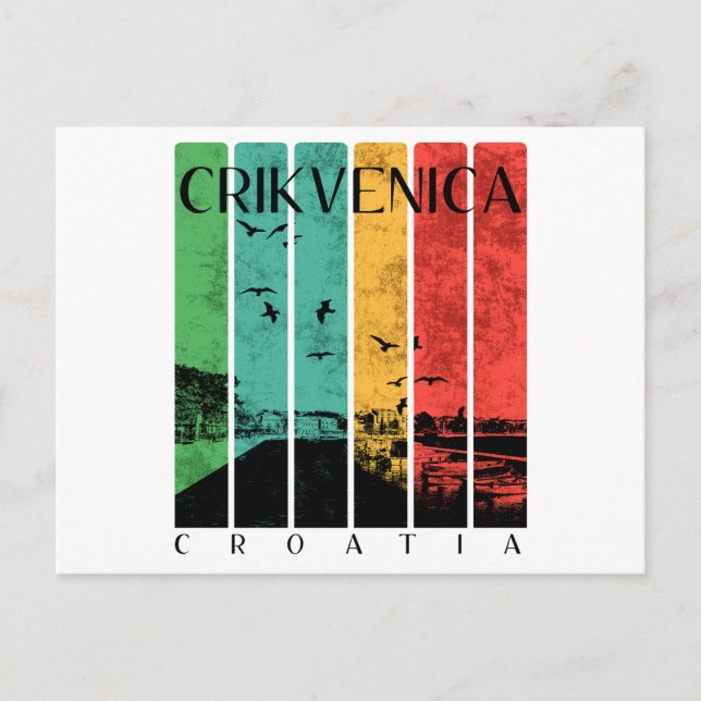 Cartão Postal Crikvenica  (Frente)