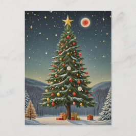 Cartão Postal Crimson Noel