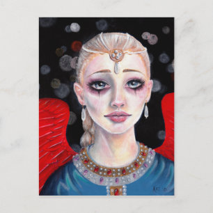 Cartão Postal Crimson Wings Angel