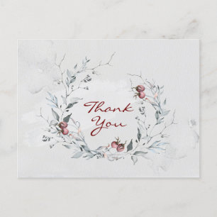 Cartão Postal Cripianos de Escritura Inspiracional 1:3 Obrigado