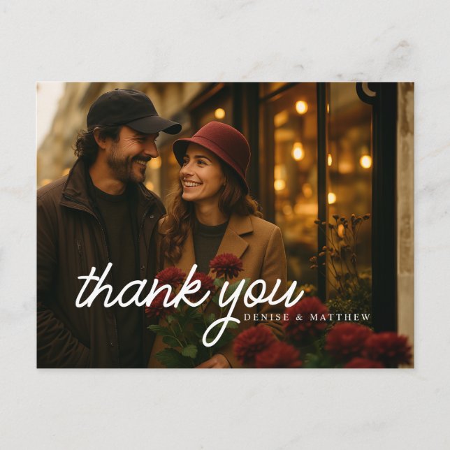 Cartão Postal Crisântemo Romântico sobre Rosa Teia de Aranha (Frente)