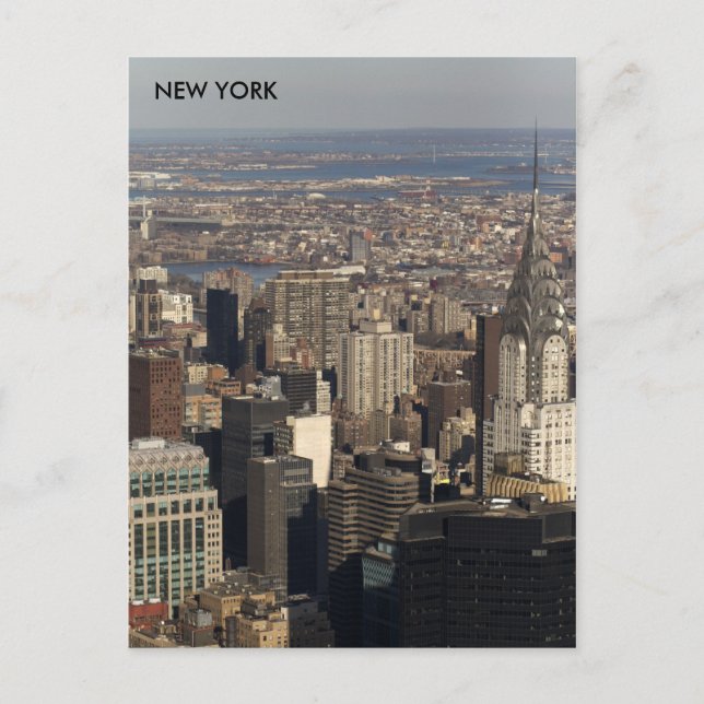 Cartão Postal crisler de nova iorque (Frente)
