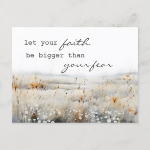 Cartão Postal Cristão de Bíblia e citação Inspiracional do Salm