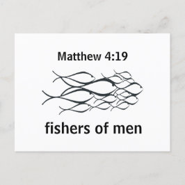 Cartão Postal cristão | Matthew 4:19