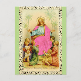 Cartão postal cristo BLESSING