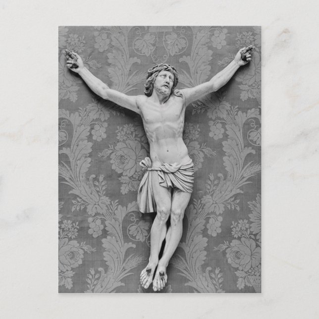 Cartão Postal Cristo Crucificado por Michelangelo Buonarroti (Frente)