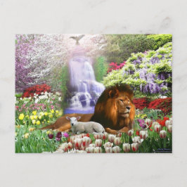 Cartão Postal Cristo da Lamb de Deus