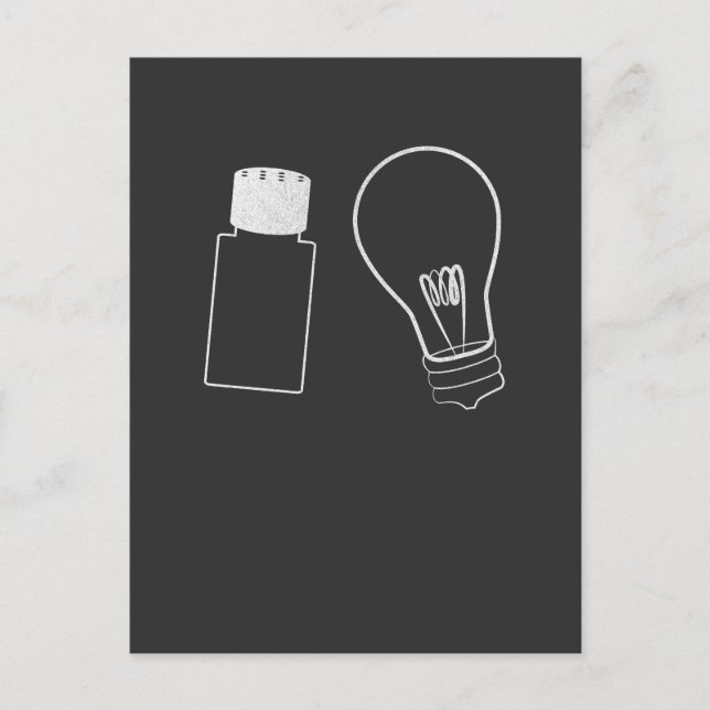 Cartão Postal Cristo de Sal e Bíblia Leve Mateus 5:13-16 (Frente)