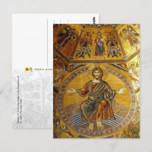 Cartão Postal Cristo do juiz Florença, Itália -