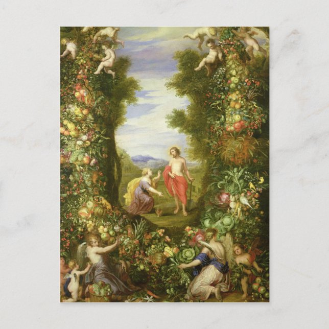 Cartão Postal Cristo e Mary Magdalene (Frente)