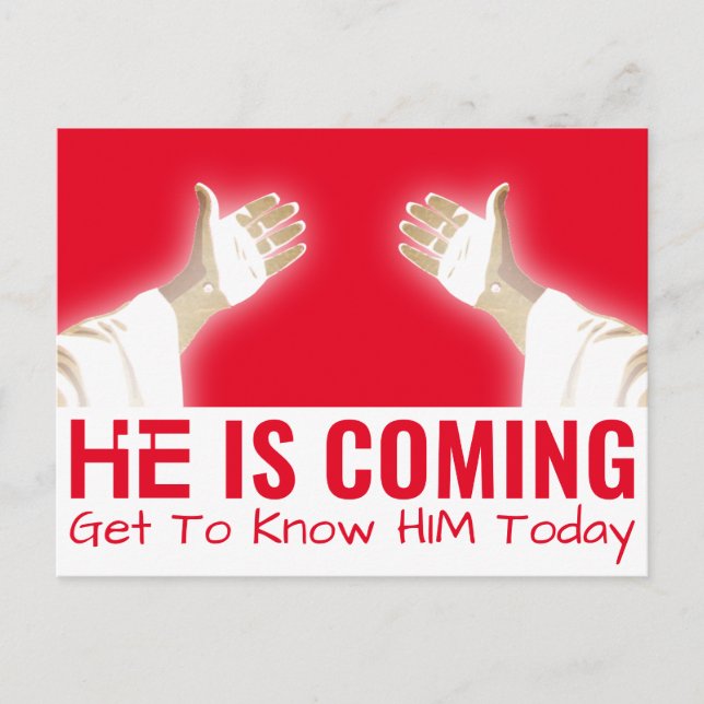 Cartão Postal Cristo JESUS (Frente)