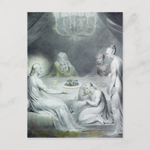 Cartão Postal Cristo na Casa de Martha e Maria