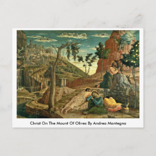 Cartão Postal Cristo No Monte das Oliveiras Por Andrea Mantegna