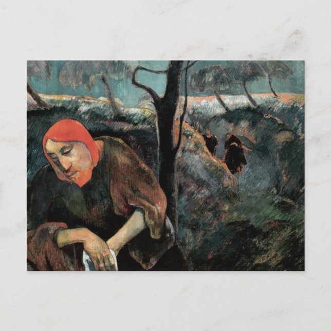 Cartão Postal Cristo no Monte das Oliveiras por Paul Gauguin Pos (Frente)