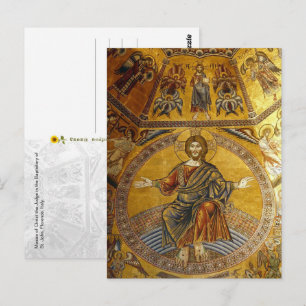Cartão Postal Cristo o Juiz, Florença, Itália -