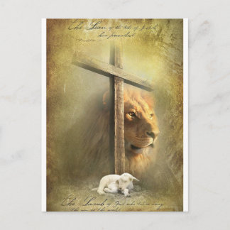 Cartão Postal Cristo O Leão de Judá
