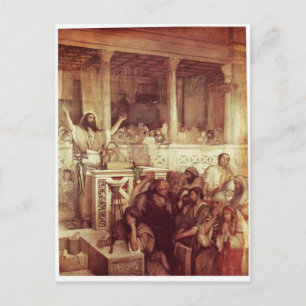 Cartão Postal Cristo pregando no Capernaum c. 1878-79