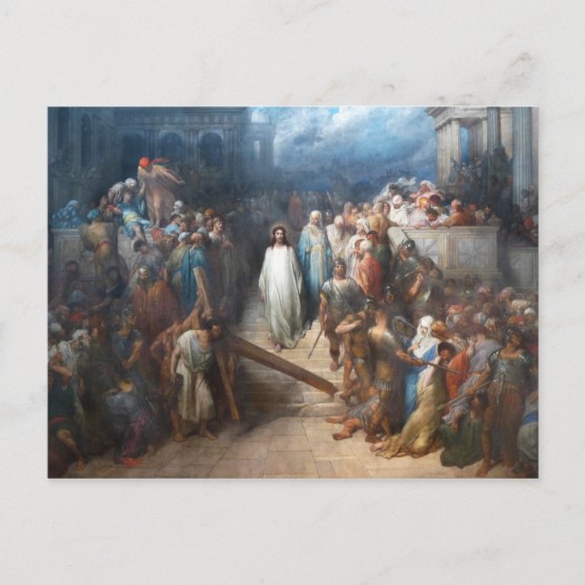 Cartão Postal Cristo Saindo do Praetorium (Frente)