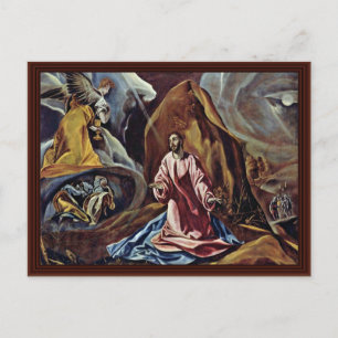 Cartão Postal Cristus Garden Of Olives Por Greco El
