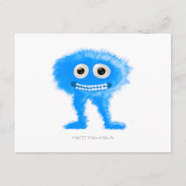 Cartão Postal Critério da Leguminosidade Azul (Frente)