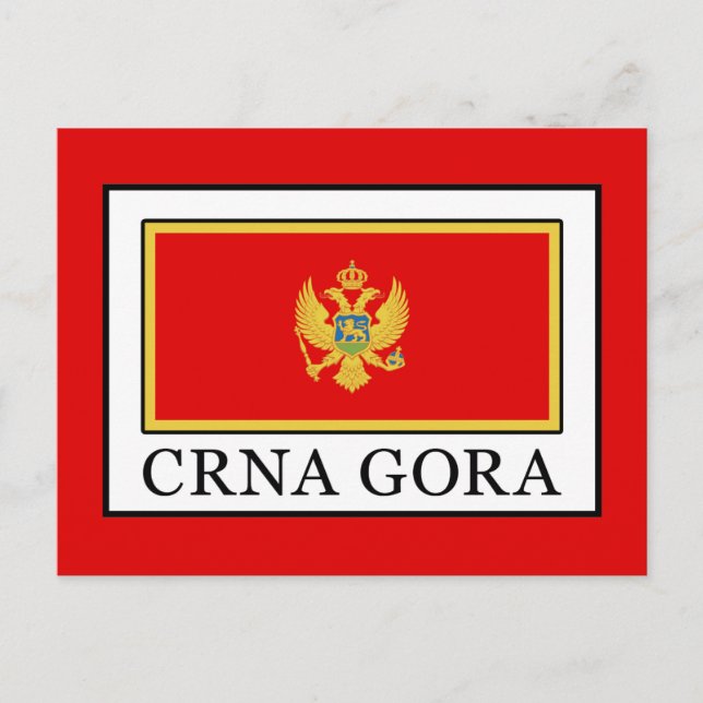 Cartão Postal Crna Gora (Frente)