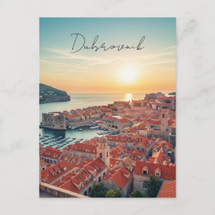 Cartão Postal Croácia Dubrovnik Viagem