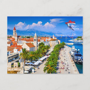 Cartão Postal Croácia   Trogir   Mar Adriático   Verão