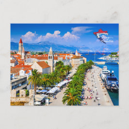 Cartão Postal Croácia | Trogir | Mar Adriático | Verão