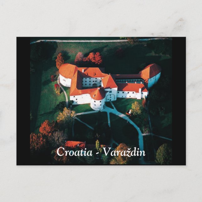 Cartão Postal Croácia - Varaždin (Frente)