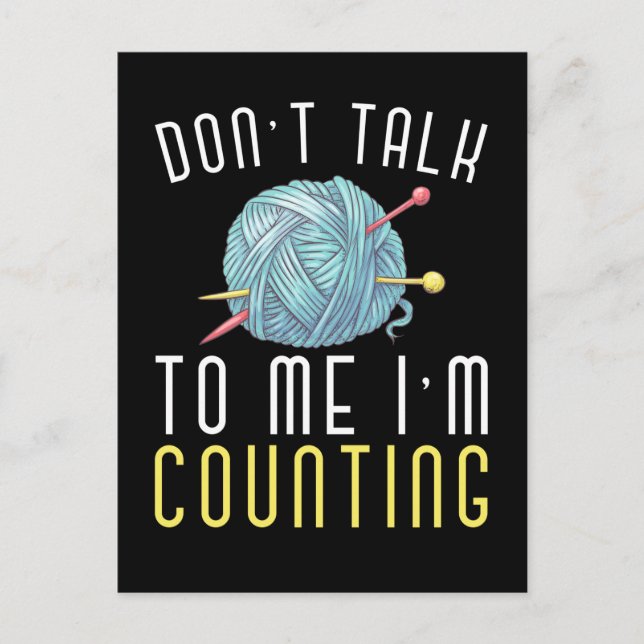 Cartão Postal Crochet Hobby Crafting Yarn (Frente)