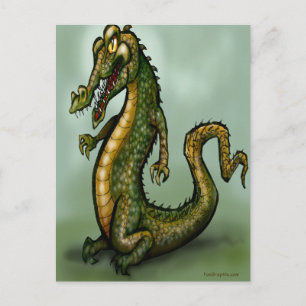Cartão Postal Crocodilo