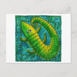 Cartão Postal Crocodilo Padronizado
