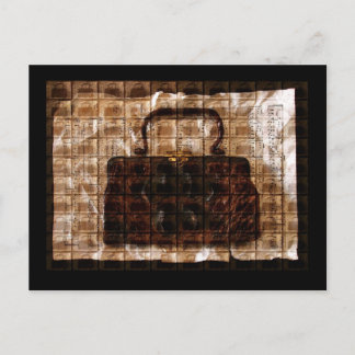 Cartão Postal Crocodilo Vintage