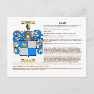 Cartão Postal croft (significado)