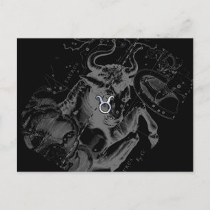Cartão Postal Crómio como Signo de Touro em Hevelius