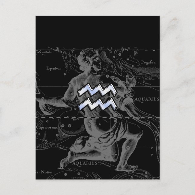 Cartão Postal Cromo como Aquário - Sinal de Hevelius (Frente)