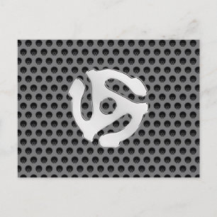 Cartão Postal Cromo De Prata Da Retro legal Da Vintage, Como 45