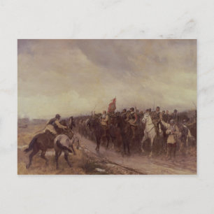 Cartão Postal Cromwell em Dunbar, 1650