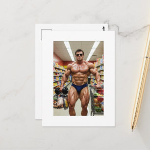 Cartão Postal Crônicas do Speedo: Herói do Supermercado - Dia de