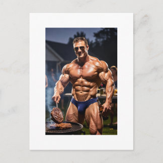 Cartão Postal Crônicas do Speedo: Modo Fera no Churrasco