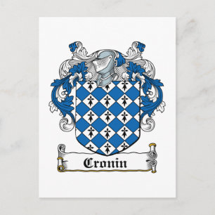 Cartão Postal Cronin Family Crest