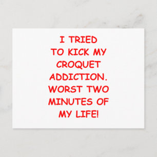 Cartão Postal croquete