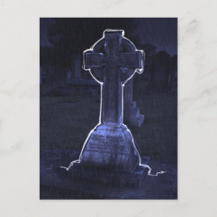 Cartão postal Cross Gravestone